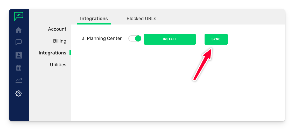 Planning Center - Integration